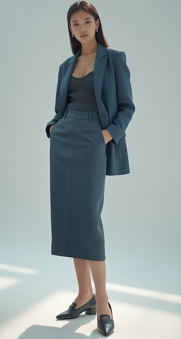 TAILORED PENCIL SKIRT