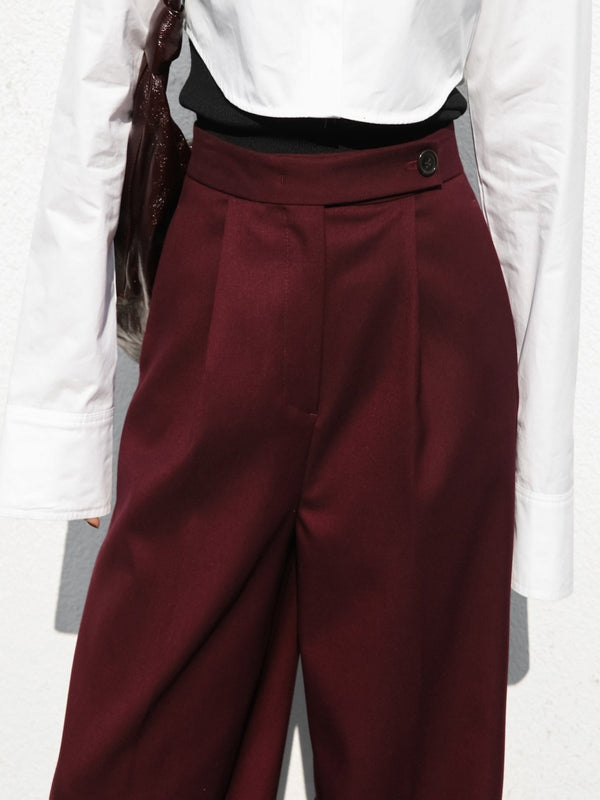 CLASSIC WIDE PLEATED PALAZZO PANTS