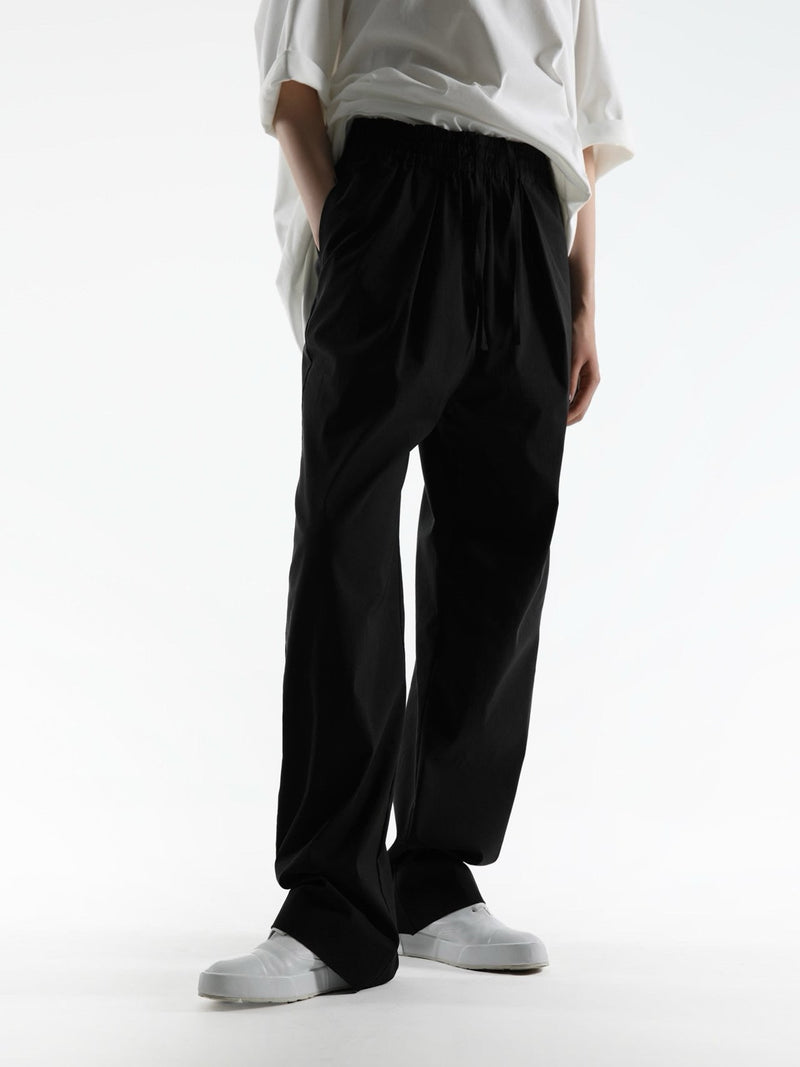 LINEN DRAWSTRING TROUSERS