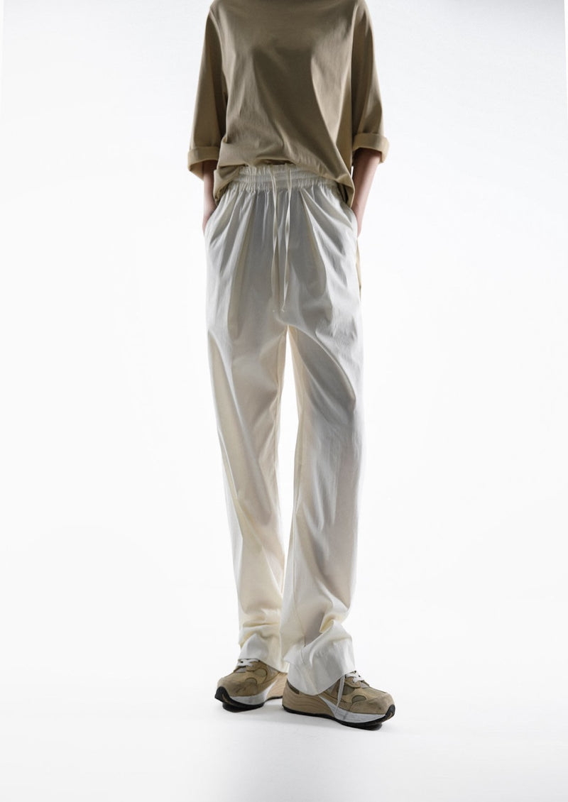 LINEN DRAWSTRING TROUSERS