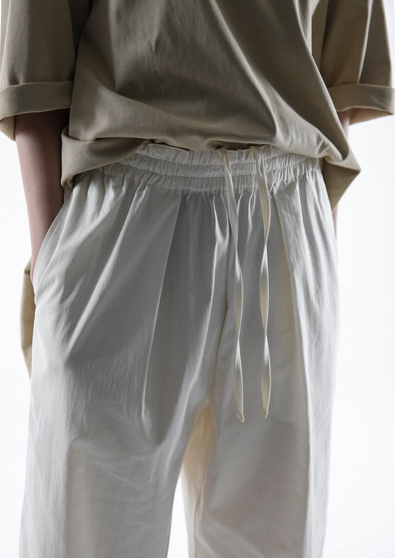 LINEN DRAWSTRING TROUSERS