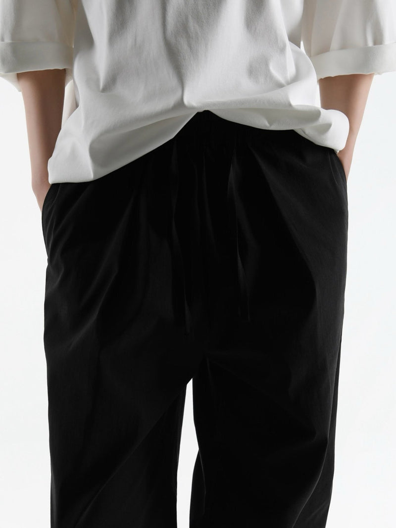 LINEN DRAWSTRING TROUSERS