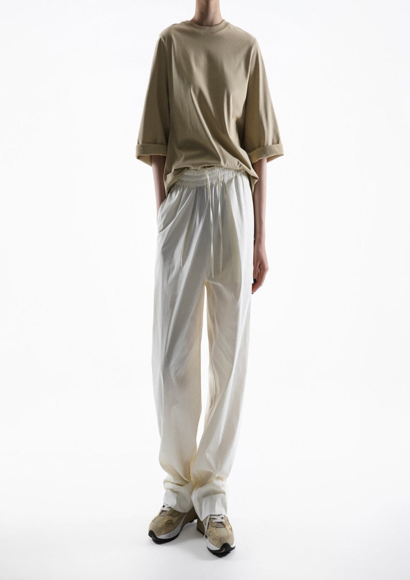 LINEN DRAWSTRING TROUSERS