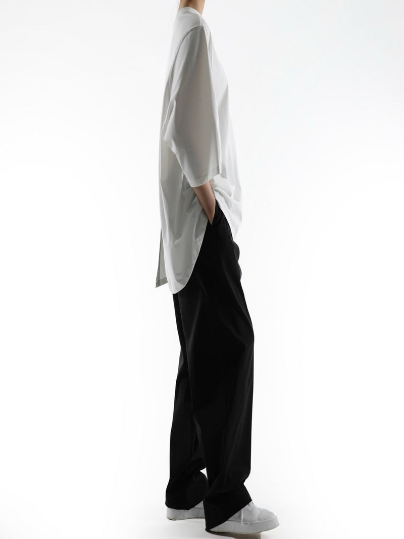 LINEN DRAWSTRING TROUSERS