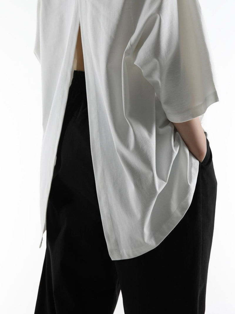 OVERSIZED BACK SLIT T-SHIRT