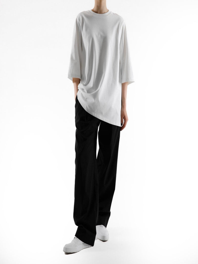 OVERSIZED BACK SLIT T-SHIRT