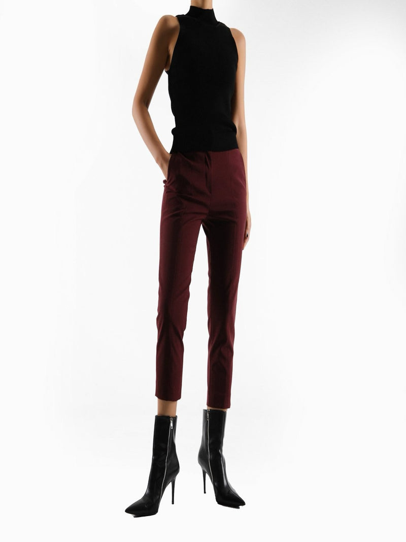 CLASSIC STITCHED DETAIL CAPRI TROUSERS