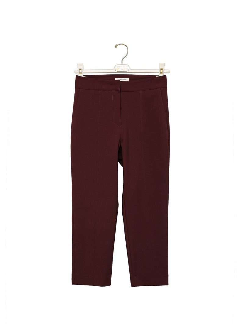 CLASSIC STITCHED DETAIL CAPRI TROUSERS