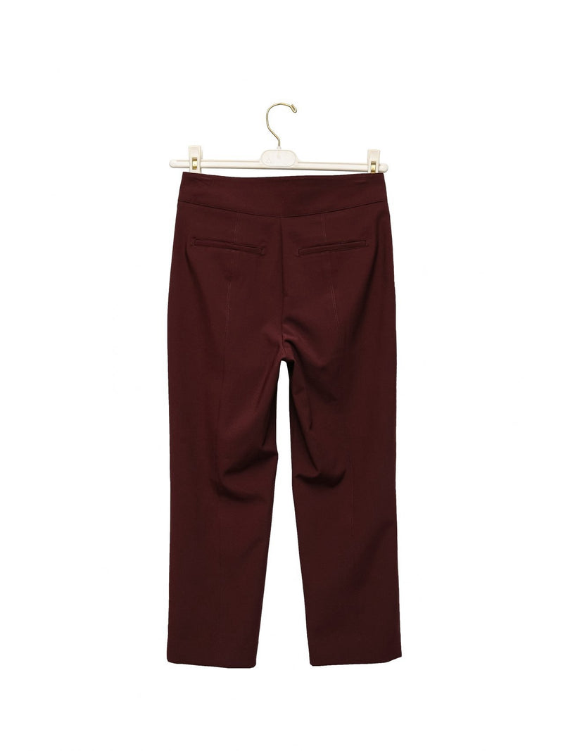 CLASSIC STITCHED DETAIL CAPRI TROUSERS