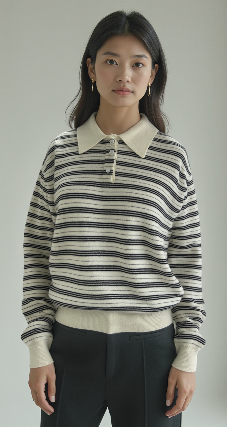 STRIPED WOOL SWEATER